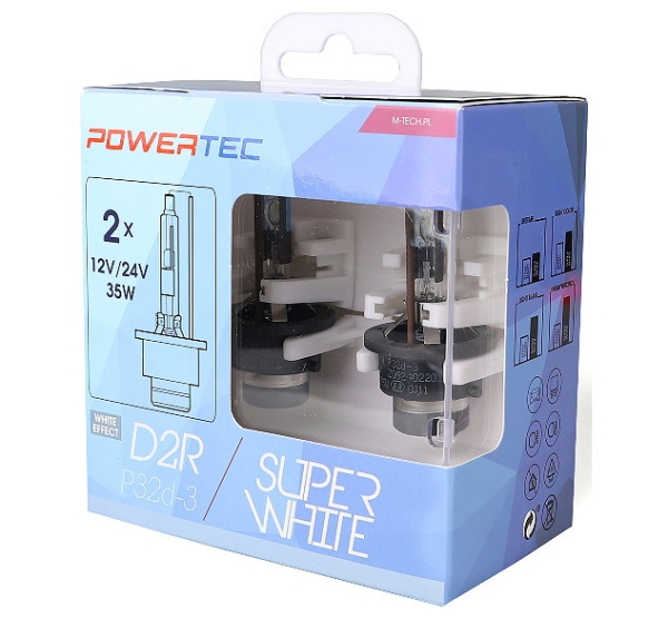 PowerTec D2R SuperWhite Effect Xenon Brenner Duobox