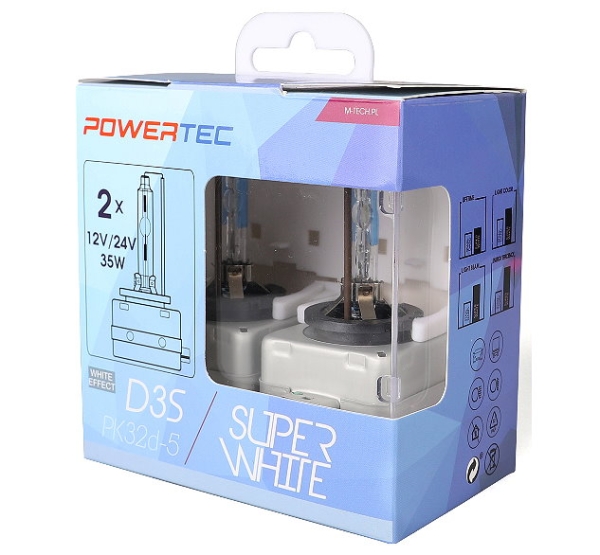 PowerTec D3S SuperWhite Effect Xenon Brenner Duobox