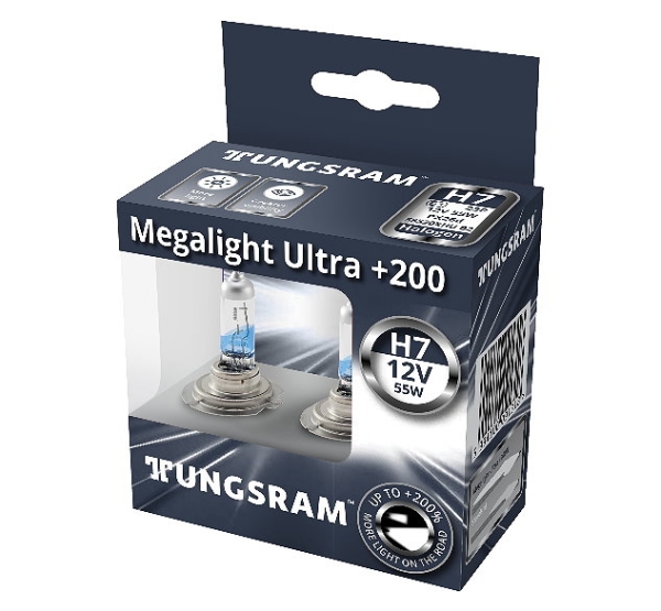 Tungsram H7 Megalight Ultra +200% mehr Licht Neu 2021 Duobox