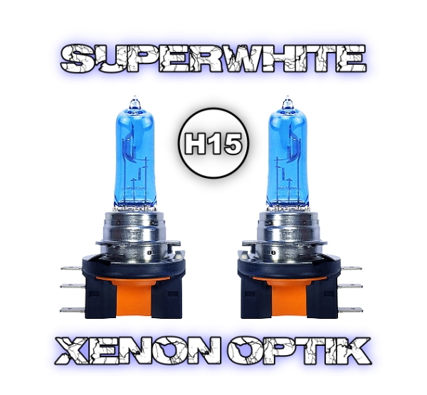 AMiO H15 SuperWhite 6000K Xenon Look Optik (2Stk.)