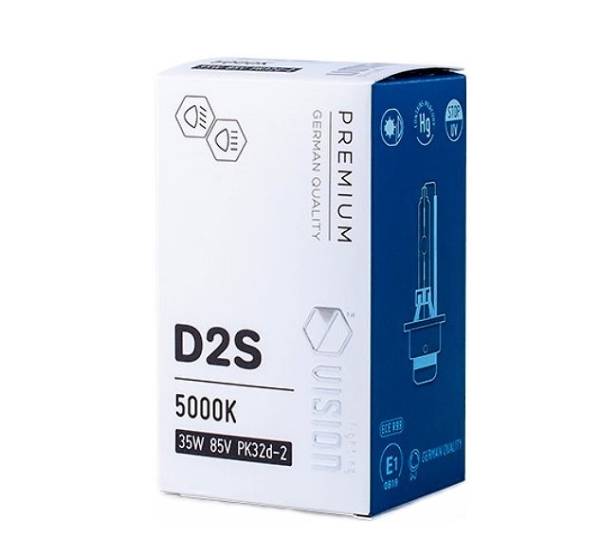VISION D2S Xenon Premium 5000K German Quality (1Stk.)