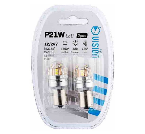 VISION P21W BA15s 15x Osram LED Canbus 6000K Duoblister