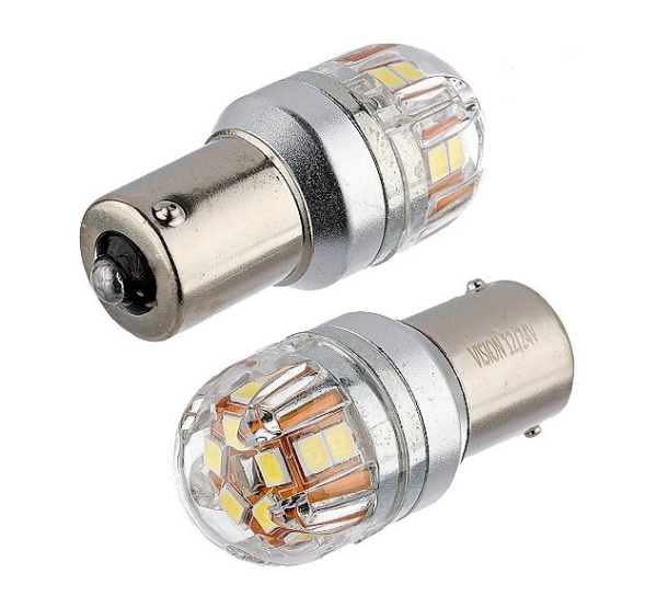 Daylights Austria - M-Tech R5W BA15s 5x Osram LED Canbus Platinum