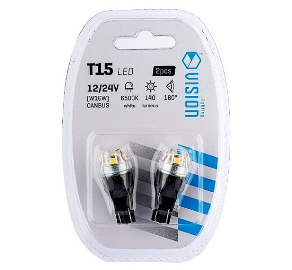 VISION W16W T15 5x Osram LED Canbus Duoblister