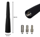 AMiO Auto Radio Kurzstab Dach Antenne 9cm Sport Optik