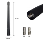 AMiO Auto Radio Kurzstab Dach Antenne 18cm Sport Optik