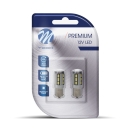 M-Tech P21W BA15s LED Canbus Premium 18 SMD Duo